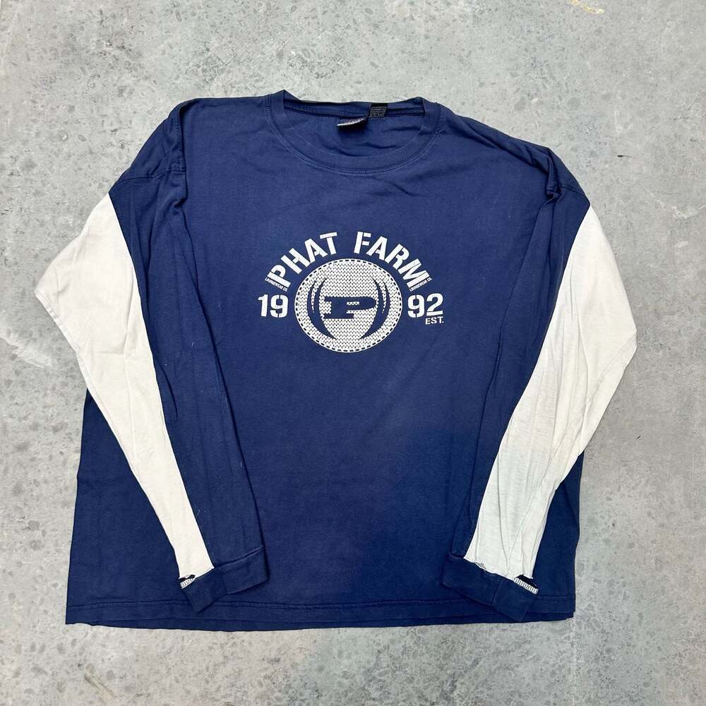 Vintage Phat Farm 1992 Long Sleeve Shirt - XL